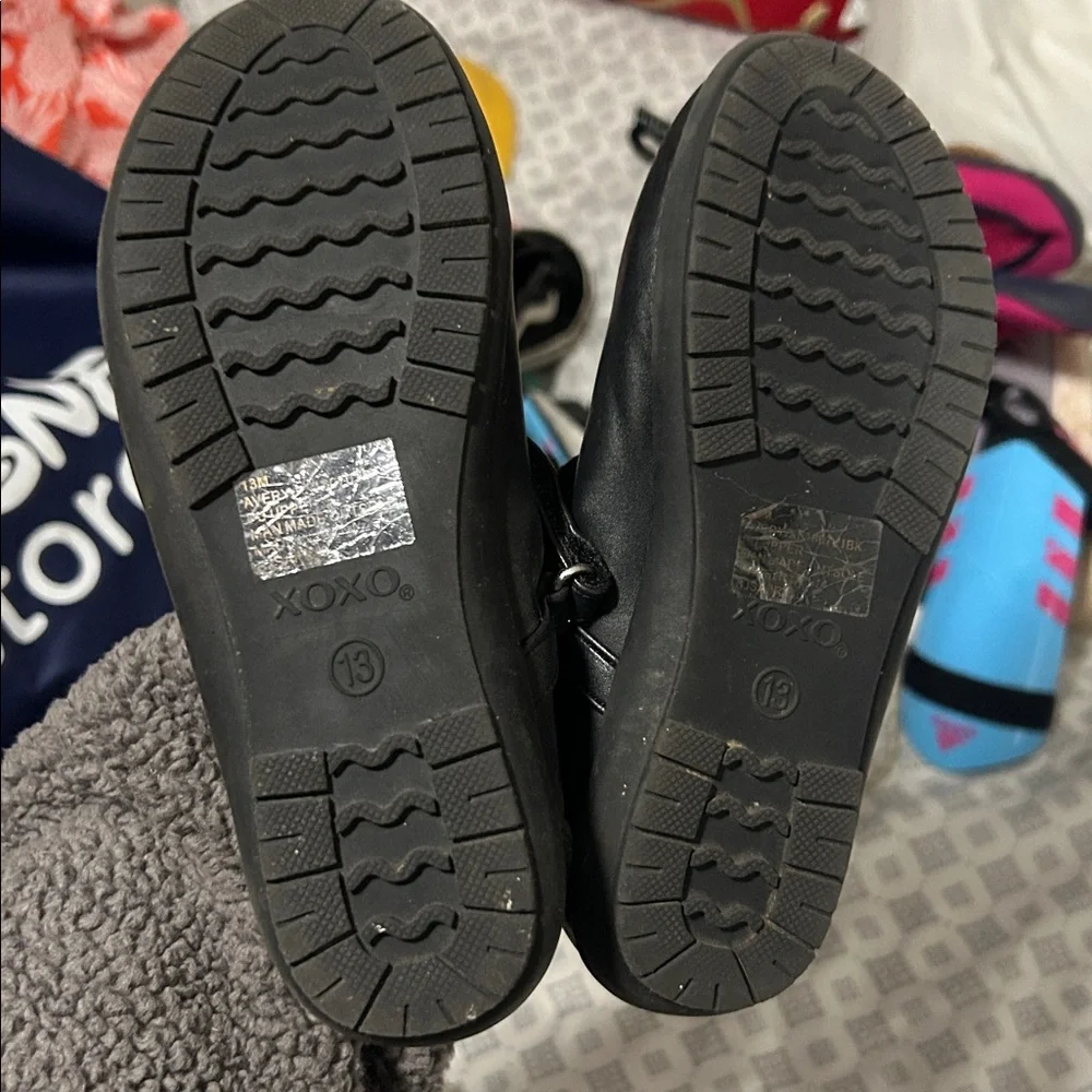 Black XOXO Kids Mary Jane Shoes - 13